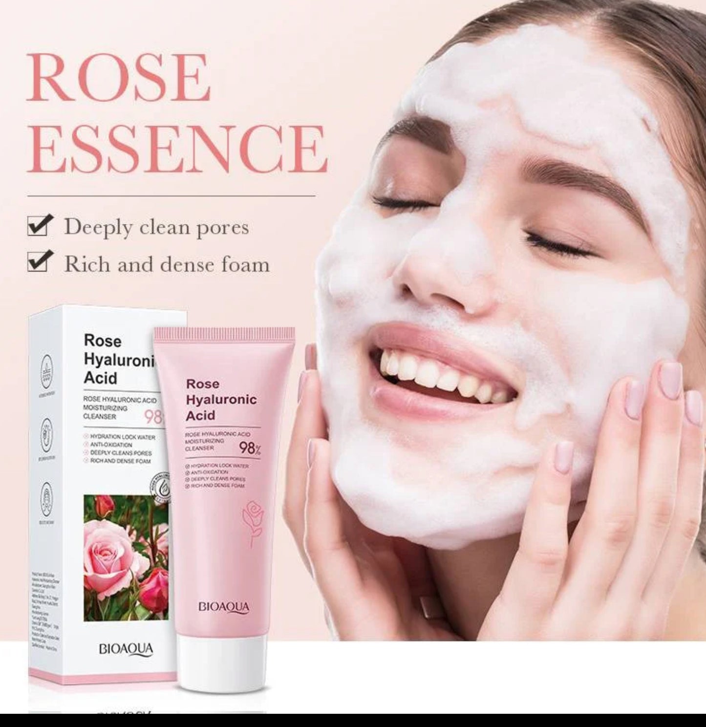 Rose Hyaluronic Acid Cleanser