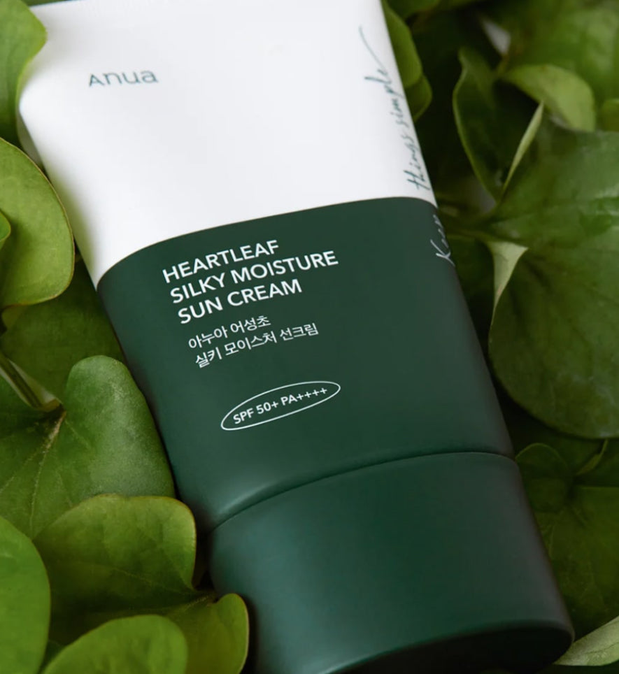ANUA -Heartleaf Silky Moisture Sun Cream